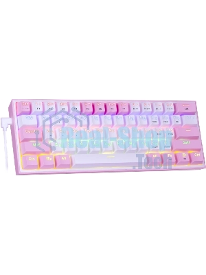 Клавиатура Redragon Fizz проводная, USB Type-A, розовый