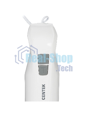 Блендер погружной Centek CT-1343 белый, 600 Вт, 2 скорости, турбо