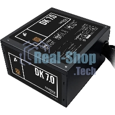 Блок питания 1STPLAYER DK PREMIUM PS-700AX, 700Вт, 80 PLUS Bronze, 120мм, черный