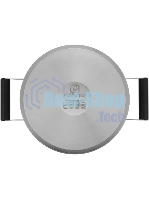Кастрюля Rondell Bayoneta RDS-1807 3.1 л. d=20 см (с крышкой) стальной