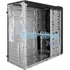 Компьютерный корпус Miditower ExeGate UN-604-UNS500 (ATX, БП UNS500 с вент. 12см, 2хUSB+2хUSB 3.0, аудио, черный)