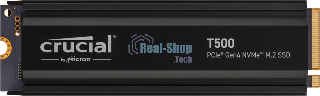 Накопитель SSD Crucial T500 1Tb PCIe Gen4 NVMe M.2 SSD with heatsink CT1000T500SSD5