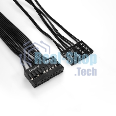 Компьютерный корпус Miditower ExeGate AA-440-UNS350 (ATX, БП UNS350 с вент. 12см, 2хUSB, аудио, черный)