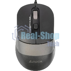 Мышь проводная A4Tech Fstyler FM10 черный/серый, 1600 dpi, USB, кнопки - 4