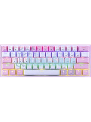 Клавиатура Redragon Fizz проводная, USB Type-A, розовый