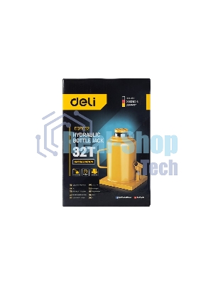 Домкрат бутылочный гидравлический Deli DQ71032 макс.грузоподъемность 32 т