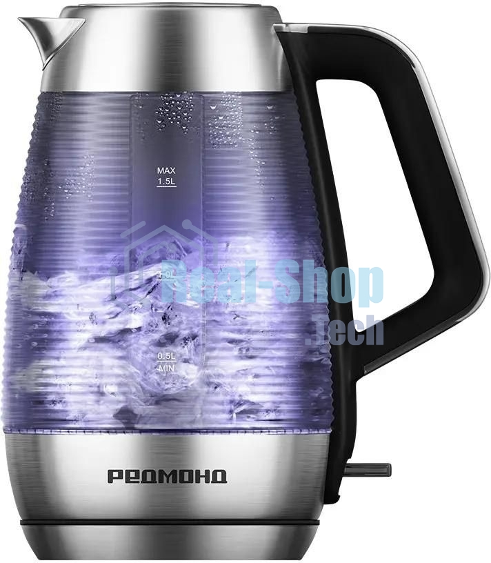 Чайник электрический Redmond KG253 1.5 л, 2200 Вт, хром