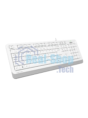 Комплект клавиатура+мышь A4Tech FStyler F1010 проводной, USB, 1600 DPI, белый/серый