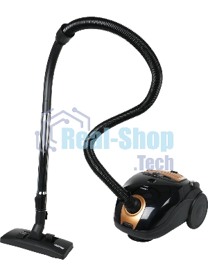 Пылесос Centek CT-2511 черный/желтый, 400/2000 Вт, уборка сухая, пылесборник мешок 2 л