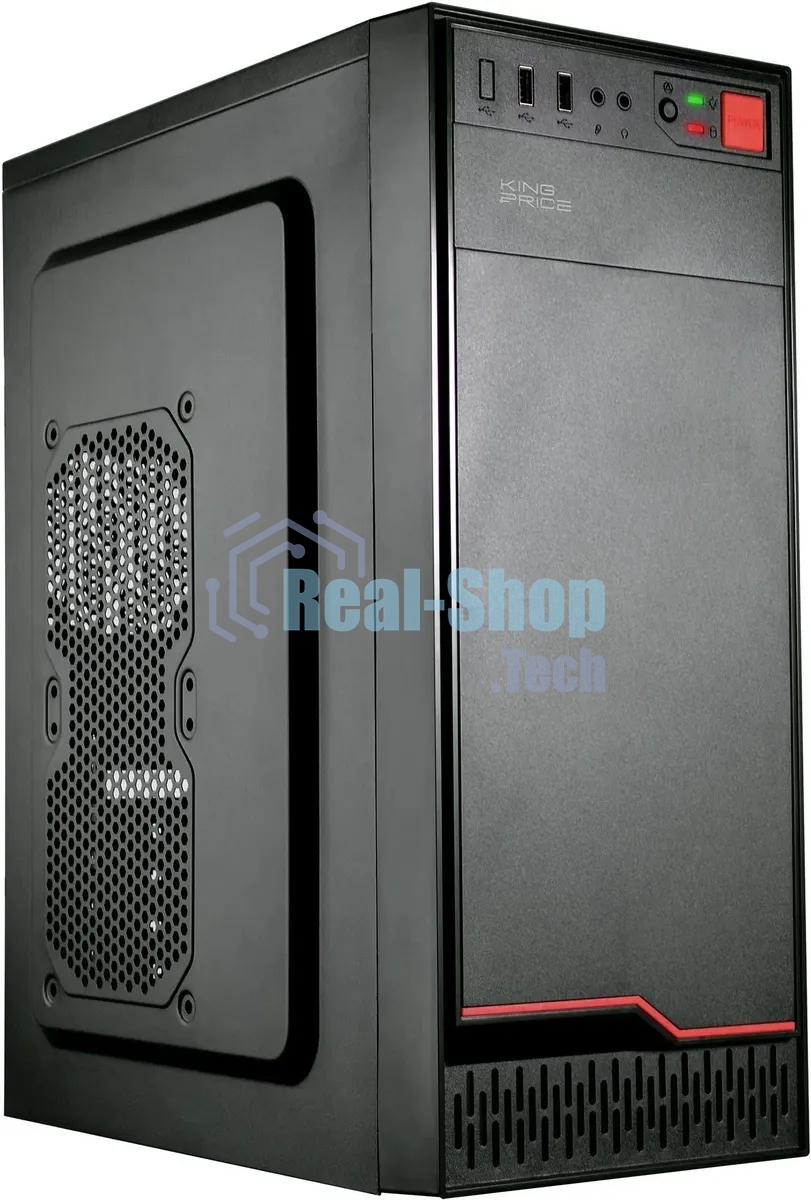 Компьютерный корпус KingPrice KPCC-MD201 черный без БП ATX 1x80мм 4x120мм 2xUSB 2.0 audio