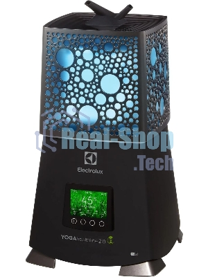 Увлажнитель воздуха Electrolux EHU-3910D черный, 65 м², 9.4 л, ионизация, гигростат