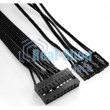 Компьютерный корпус Miditower ExeGate UN-605B-UNS350 (ATX, БП UNS350 с вент. 12см, 2хUSB, аудио, блокировка, черный)