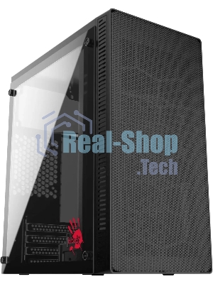 Компьютерный корпус Bloody BD-CC101 черный без БП mATX 1x80мм 1x92мм 2x120мм 2xUSB 2.0 1xUSB 3.0 audio