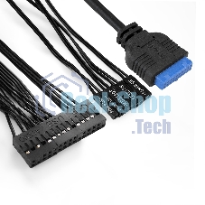 Компьютерный корпус ExeGate EX284032RUS Minitower BA-203U Black, mATX, (без БП), 2хUSB+1хUSB 3.0, Audio