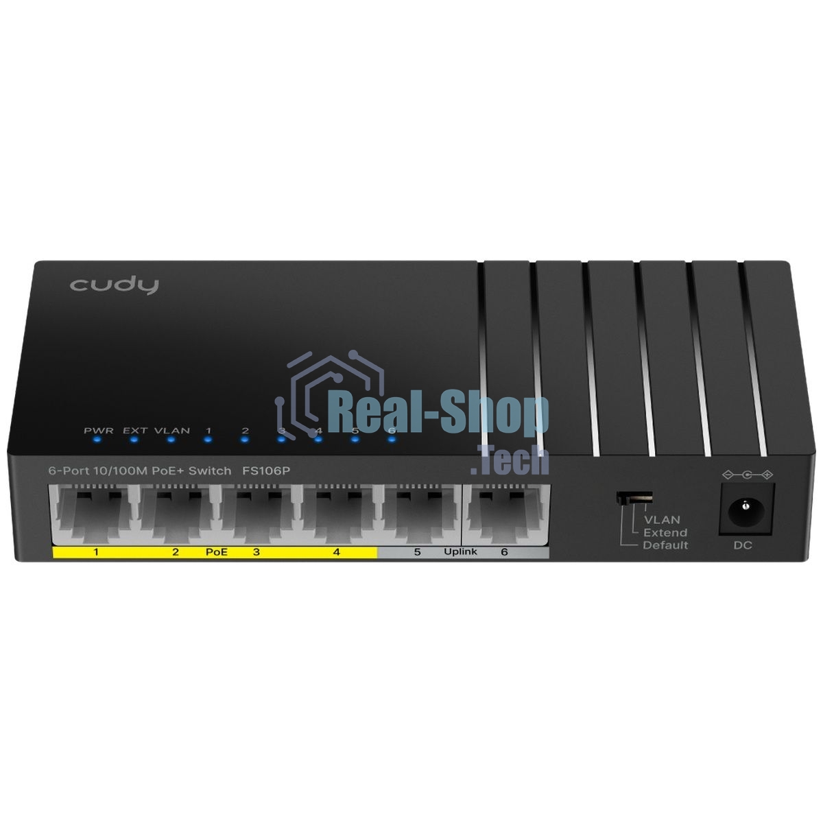 Коммутатор Cudy FS106P, 6×100 Мбит/с