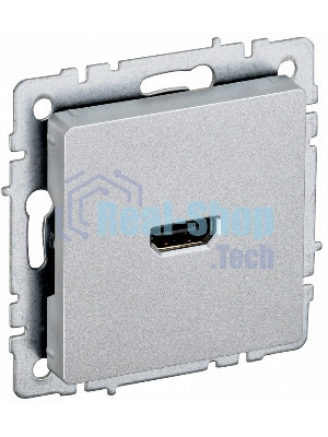 Розетка HDMI IEK BRITE РHDMI-0-БрА алюминий