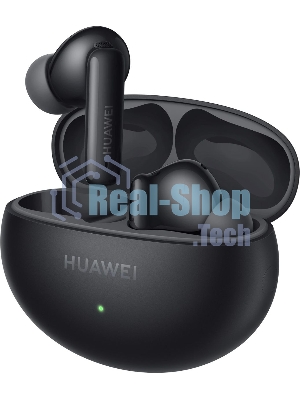Наушники TWS Huawei FreeBuds 6i (Orca-T100) черный, внутриканальные, Bluetooth, активное шумоподавление, до 8 ч