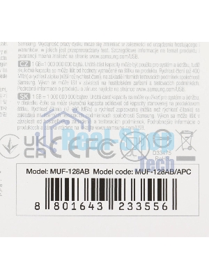 Флешка USB Samsung FIT Plus, 128Gb USB 3.1, 300 Mb/s
