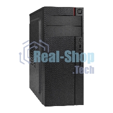 Компьютерный корпус Miditower ExeGate AA-440-UNS350 (ATX, БП UNS350 с вент. 12см, 2хUSB, аудио, черный)