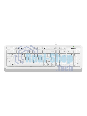 Комплект клавиатура+мышь A4Tech FStyler F1010 проводной, USB, 1600 DPI, белый/серый
