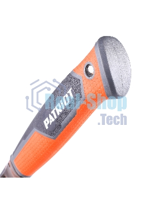 Молоток-гвоздодер цельнокованый PATRIOT FCH 560, кругл.боек 560 гр, 50-58 HRC, фиберглас.рукоять, прямой гвоздодер малый вес, компактный размер, антивибрацион.система, магнитный гвоздодержатель, 955 гр