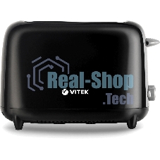 Тостер Vitek Illusion VT-1573 черный, 700 Вт, 2 слота