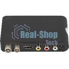 Приставка для цифрового ТВ BBK SMP027HDT2 черный, DVB-T2, DVB-T, HDMI, USB 2.0