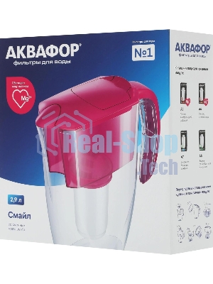 Кувшин Аквафор Смайл Р152А5F цикламен
