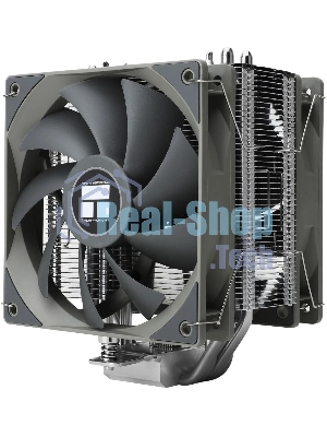 Кулер для процессора Thermalright Assassin Spirit 120 V2 серебристый/черный/серый (4-pin PWM, 154мм, Al/Cu, 4x6мм, 1x120мм, 66.17CFM, 25.6dBA, 1500RPM, S: 1851/1700/1200/115X, AM5/AM4)