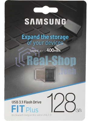 Флешка USB Samsung FIT Plus, 128Gb USB 3.1, 300 Mb/s