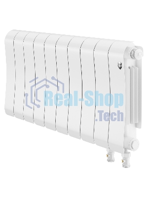 Радиатор биметаллический Royal Thermo Infinity 300 Bianco Traffico VR80 - 10 секц.