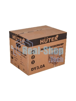 Электрогенератор бензиновый Huter DY3.0A, 2.8 кВт, 67 дБ, 39 кг