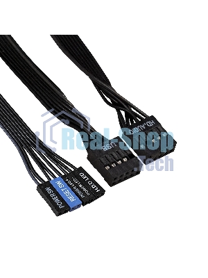 Компьютерный корпус Minitower ExeGate BA-309-UNS350 (mATX, БП UNS350 с вент. 12см, 2*USB, HD аудио, черный)