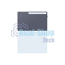 Чехол Samsung для Tab S10 FE+ Smart Book Cover поликарбонат/полиуретан голубой (EF-BX620PLEGRU)