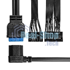 Компьютерный корпус Desktop ExeGate MI-307U2-M450 (mini-ITX/mATX, БП M450 с вент. 8см, 2хUSB+2хUSB 3.0, HD аудио, черный)