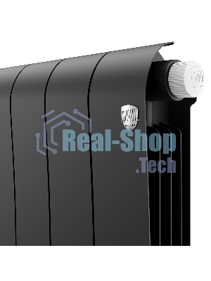 Радиатор биметаллический Royal Thermo Infinity 300 Noir Sable VR80 - 6 секц.