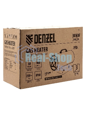 Газовая тепловая пушка Denzel GHG-30, 30 кВт, 900 м3/ч, пропан-бутан