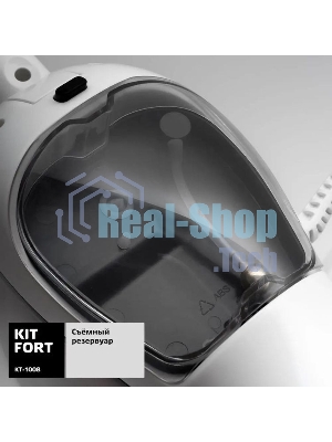 Швабра паровая Kitfort КТ-1008 1500Вт белый/черный