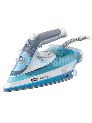 Утюг Braun SI5006BL белый/голубой, 2600 Вт, 50 г/мин, 180 г/мин, 300 мл