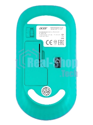 Мышь беспроводная Acer OMR200 фиолетовый, 1200 dpi, радиоканал, USB, кнопки - 3