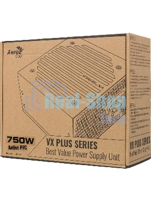 Блок питания Aerocool/Formula VX-750 PLUS, 750Вт 120мм, черный
