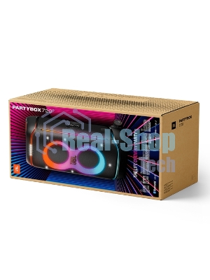 Минисистема Hi-Fi JBL PartyBox 720 черный/оранжевый 800Вт USB BT