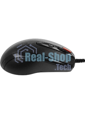 Мышь проводная + коврик A4Tech X-7120 черный, 2000 dpi, USB, кнопки - 7
