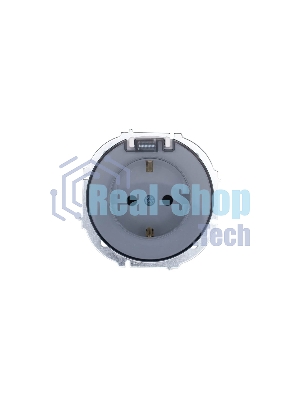 Розетка 1-м СП OSEN с заземл. с крышкой ПБТ бел. LEZARD 743-0288-123B