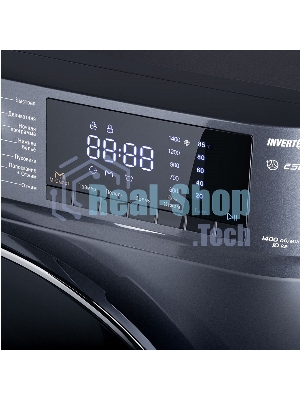 Стиральная машина Maunfeld MFWM1410SB02 темно-серебристый, загрузка фронтальная 10 кг, 1400 об/мин., класс: А+++