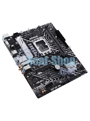Материнская плата ASUS PRIME H610M-A WIFI, LGA 1700, Intel H610, 2xDDR5, 4xSATA, 2xM.2, 1xPCIe 4.0 x16, 1xDP, 1xHDMI, 1xVGA, 1x1Gb LAN, 1xUSB 3.2 Gen 2, 4xUSB 2.0, 3x3.5 мм, 7.1, mATX