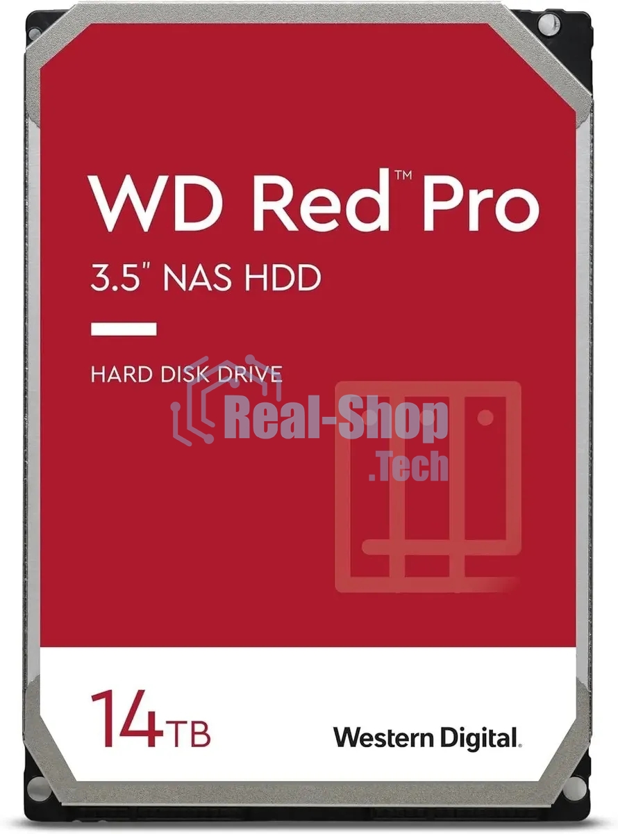 Жесткий диск WD SATA-III 14Tb WD142KFGX NAS Red Pro (7200rpm) 512Mb 3.5