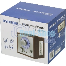 Радиоприемник настольный Hyundai H-SRS200 вишня USB SD/MMC