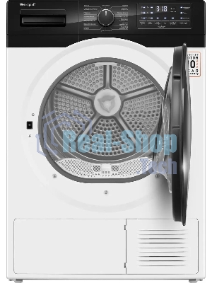 Сушильная машина Weissgauff WD 6110 B Heat Pump белый, 10 кг, сушка - тепловой насос, программ - 16, 60 x 85 x 62 см