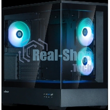 Компьютерный корпус ZALMAN P30 V2, MATX, черный, WINDOW, 2x3.5